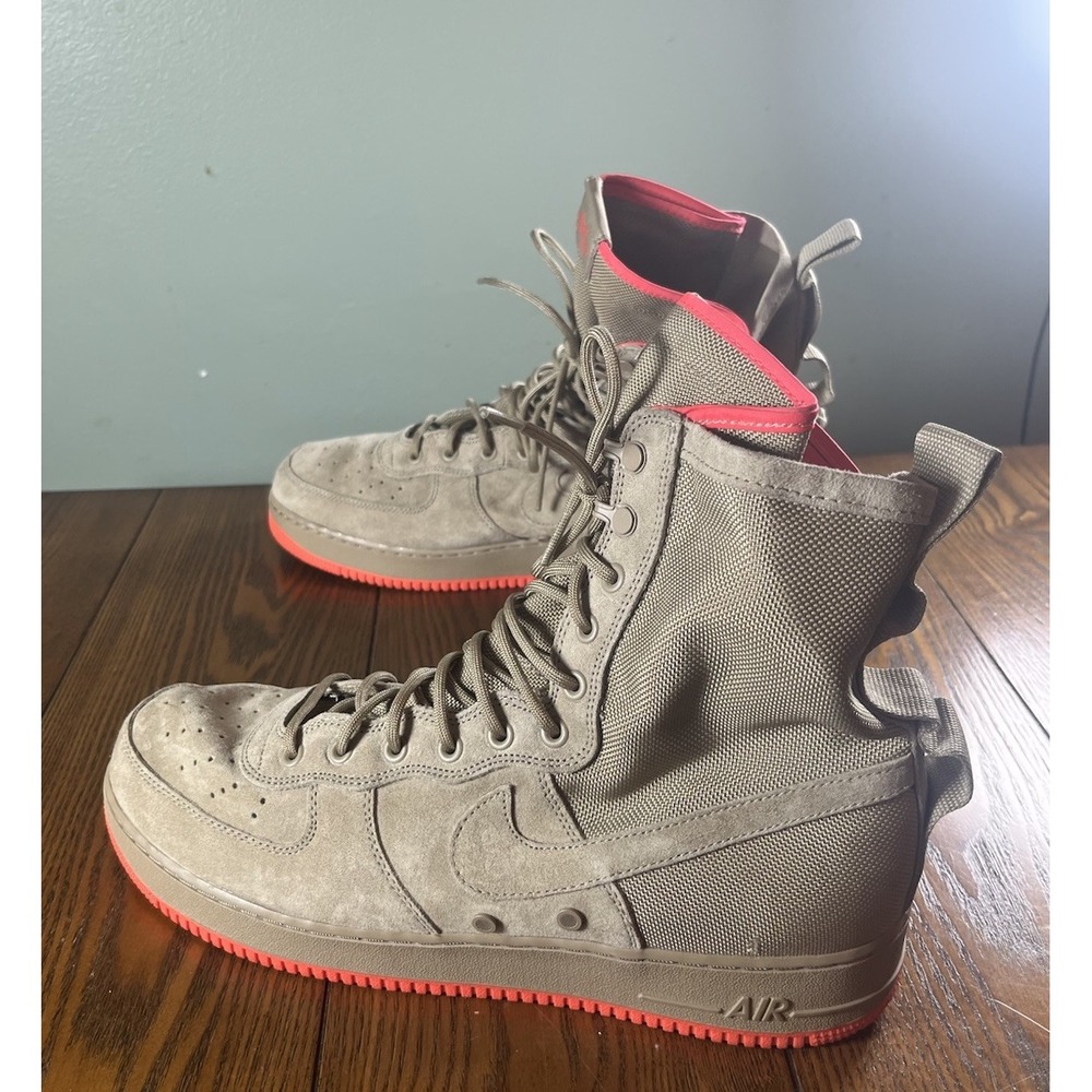 Nike SF Air Force 1 Rush Coral 864024-205 Men's Basketball Sneakers Size 14